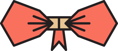 Pembe Fiyonk Kravat Simgesi Clipart