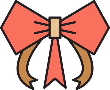 Pembe Fiyonk Kravat Simgesi Clipart