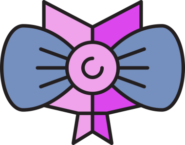 Mor Yay İllüstrasyon Clipart