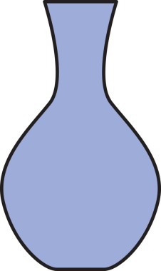Seramik Vazo Simgesi İllüstrasyonu