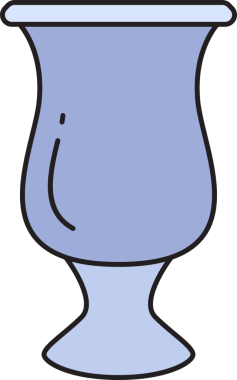 Seramik Vazo Simgesi İllüstrasyonu