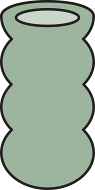 Seramik Vazo Simgesi İllüstrasyonu