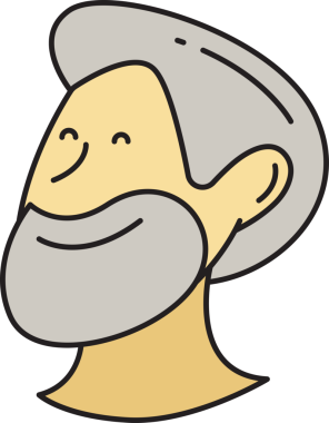 Sakallı Adam Karakteri Çizimi