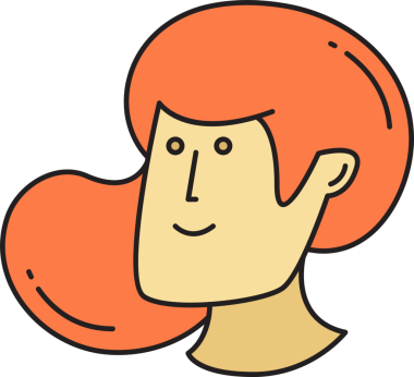 Kadın Karakteri Çizimi Clipart