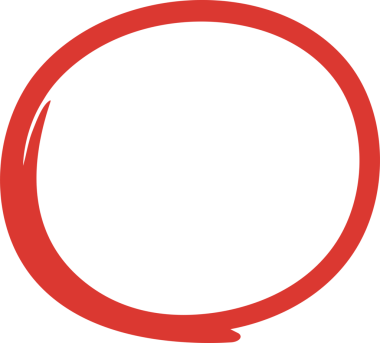 Kırmızı El Çember İşaretleyici