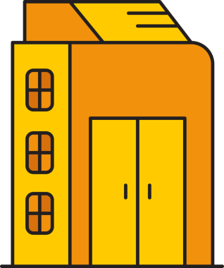 Ofis Kulesi Simgesi Clipart