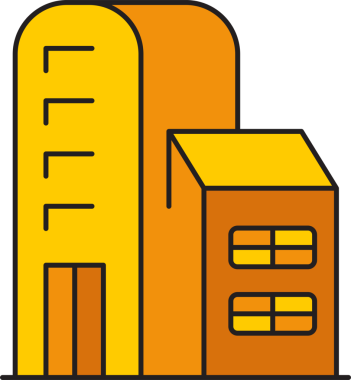 Ofis Kulesi Simgesi Clipart