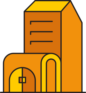 Ofis Kulesi Simgesi Clipart