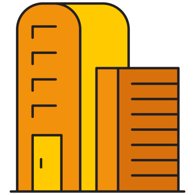 Ofis Kulesi Simgesi Clipart