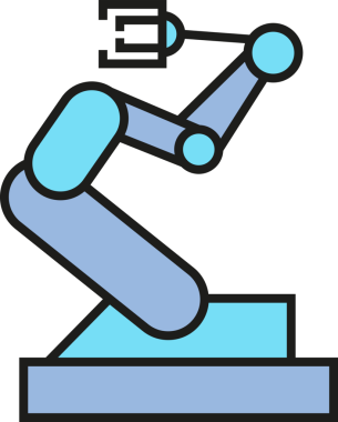 Endüstriyel Robot Kol Simgesi