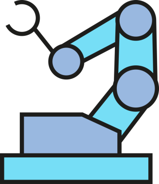 Endüstriyel Robot Kol Simgesi