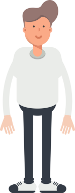 Erkek Karakteri Çizimi Clipart