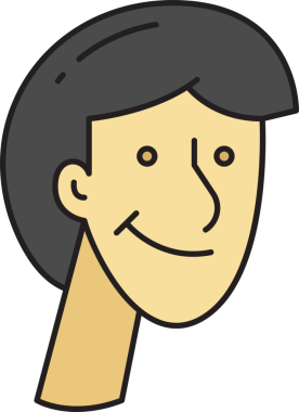 Man Face Çizgi Film Karakteri Avatar