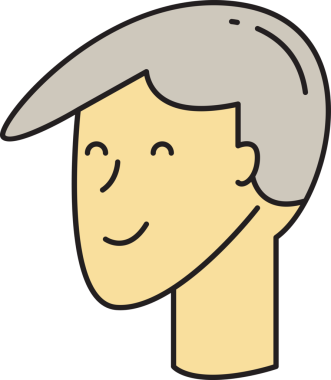 Man Face Çizgi Film Karakteri Avatar