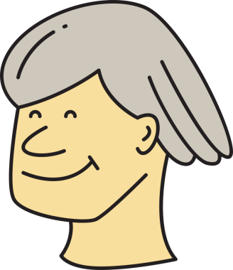 Man Face Çizgi Film Karakteri Avatar