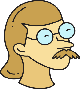 Sakallı Adam Yüzlü Çizgi Film Karakteri Avatar