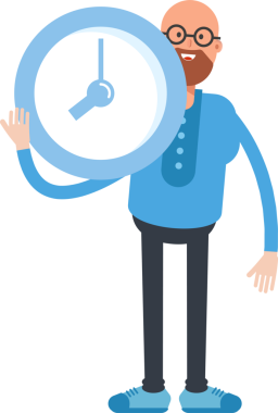 Kel Adam Karakteri Saati