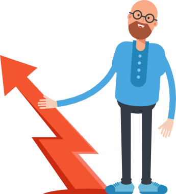 Kel Adam Karakteri ve Ok Çizelgesi