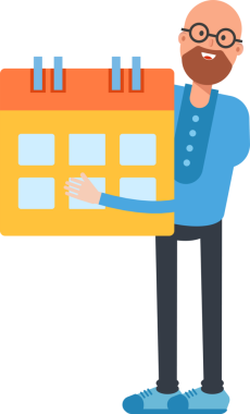 Kel Adam Karakteri Tutma Takvimi