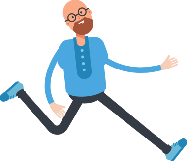 Kel Adam Karakteri Çizimi