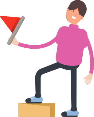 Balıkçı yaka yaka çizimi olan çocuk.