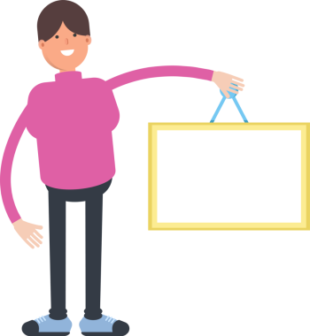 Balıkçı yaka yaka çizimi olan çocuk.