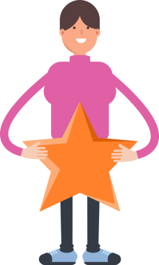 Balıkçı yaka yaka çizimi olan çocuk.