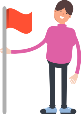 Balıkçı yaka yaka çizimi olan çocuk.