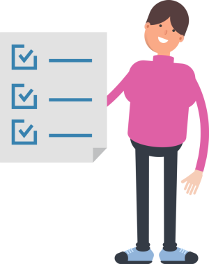 Balıkçı yaka yaka çizimi olan çocuk.