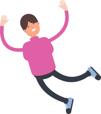 Balıkçı yaka yaka çizimi olan çocuk.