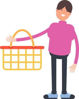 Balıkçı yaka yaka çizimi olan çocuk.