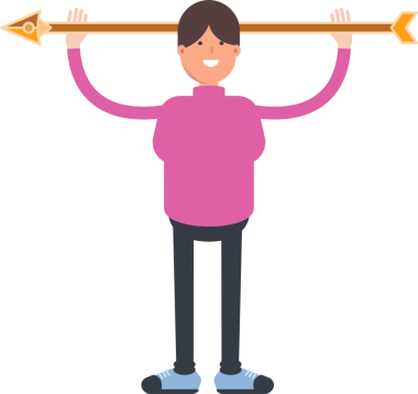 Balıkçı yaka yaka çizimi olan çocuk.