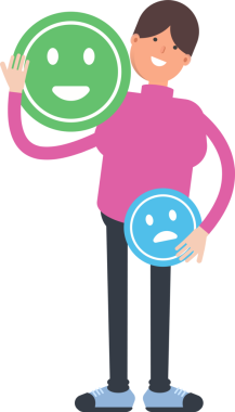 Balıkçı yaka yaka çizimi olan çocuk.