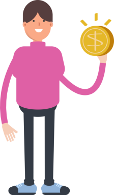 Balıkçı yaka yaka çizimi olan çocuk.