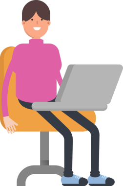 Balıkçı yaka yaka çizimi olan çocuk.