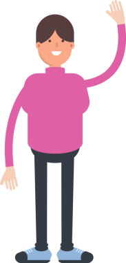 Balıkçı yaka yaka çizimi olan çocuk.