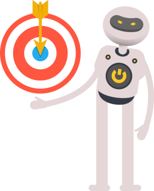 Robot Karakter Tutma Dartı