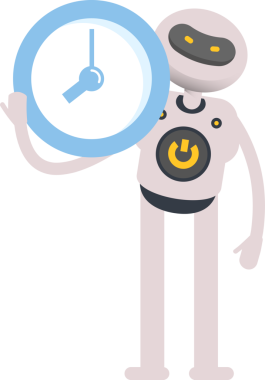 Robot Karakter Tutma Saati