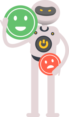 Robot Karakteri ve Duygu Simgesi