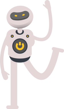 Robot Karakteri Rahatlatıcı Çizim