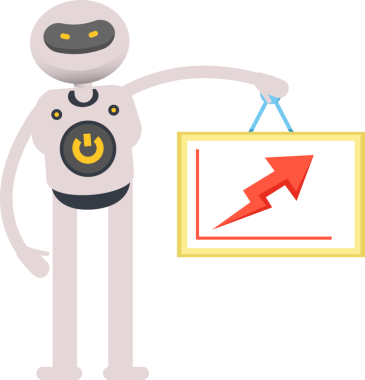 Robot Karakter Tutucu Ok Çizelgesi