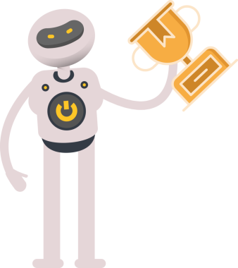 Robot Karakteri Bekleme Kupası