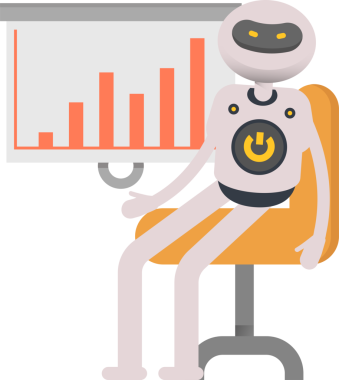 Robot Karakteri Sunar Bar Çizelgesi