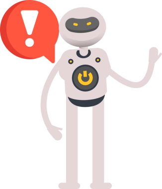 Robot Karakteri ve Hata İşareti