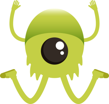 Sevimli Canavar Atlama Karakteri