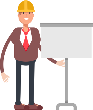 Mühendis Karakteri Sunar Whiteboard