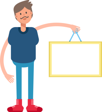 Sakallı Adam Karakteri Çizimi