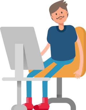 Sakallı Adam Karakteri Çizimi