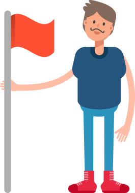 Sakallı Adam Karakteri Çizimi