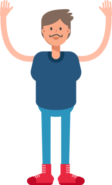 Sakallı Adam Karakteri Çizimi